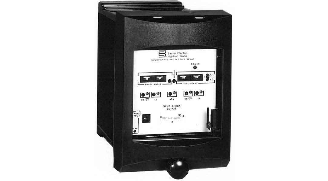 BE1-25, Relais de v&eacute;rification de synchronisation
